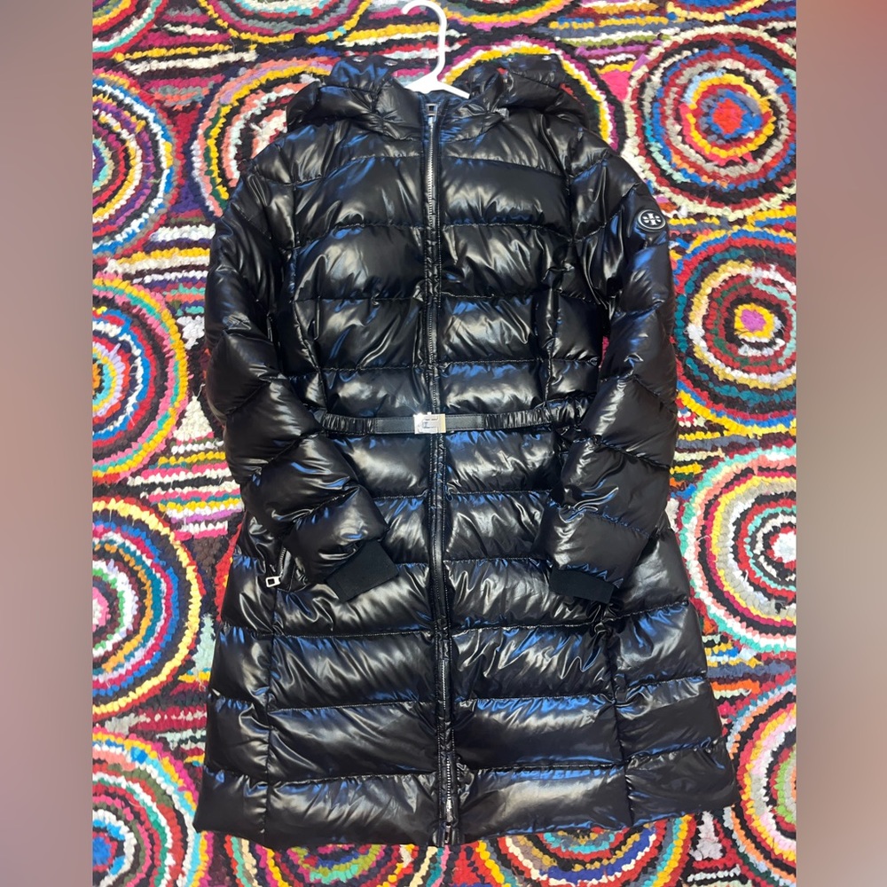 Tory Sport Down Long Puffer Coat